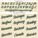 Custom Cream Hunter Green-Royal Authentic Throwback Rib-Strick Baseball Jersey Shirt