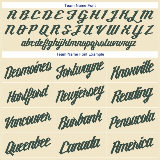 Custom Cream Hunter Green-Royal Authentic Throwback Rib-Strick Baseball Jersey Shirt