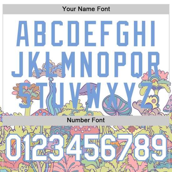 Benutzerdefiniertes 3D-Musterdesign Bunte Blumen und Pilze Psychedelische Halluzination Authentisches Baseball-Trikot