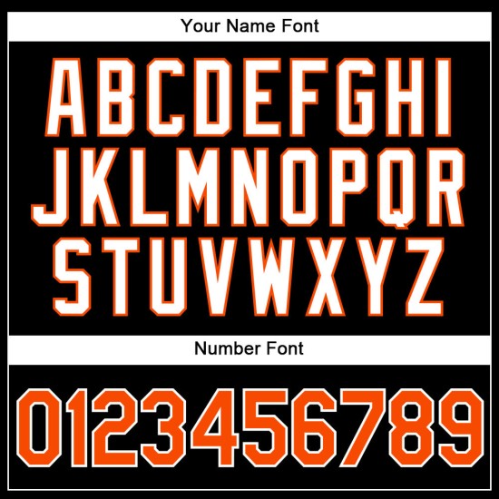 Benutzerdefinierte schwarz weiß Nadelstreifen orange-weiß authentische Baseball Jersey Benutzerdefinierte schwarz weiß Nadelstreifen orange-weiß authentische Baseball Jersey