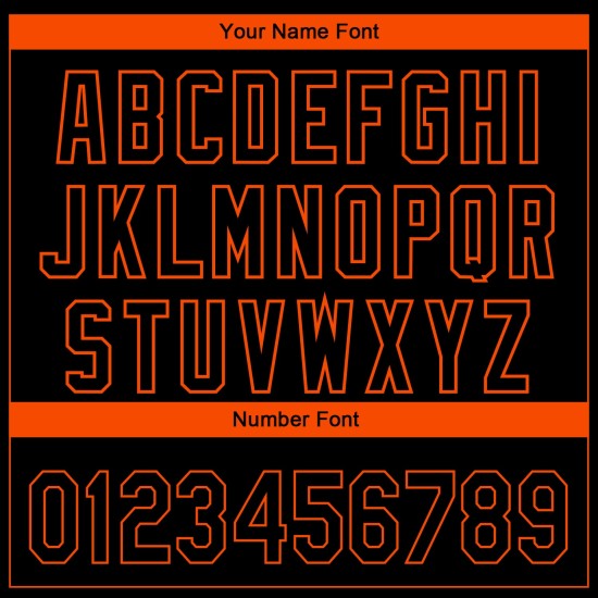 Orange 3D Schwarz City Authentic Jersey Fade Baseball Fashion Custom Baltimore Edition