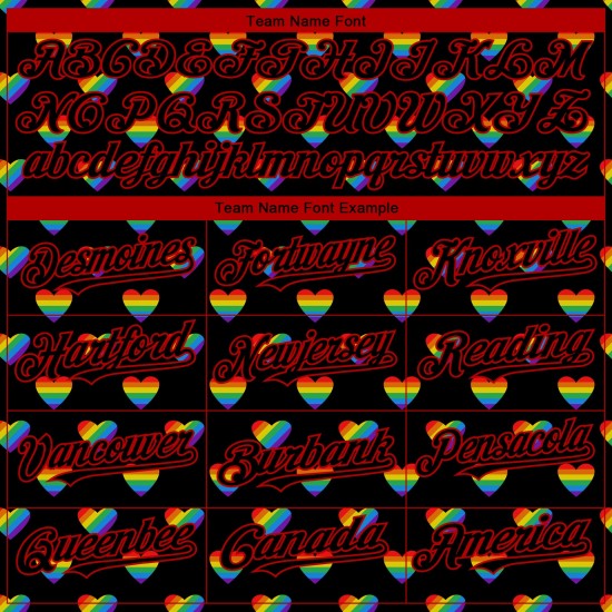 Pride Baseball Authentic 3D Love Jersey Love Rainbow Month LGBT Ist Individuell Für