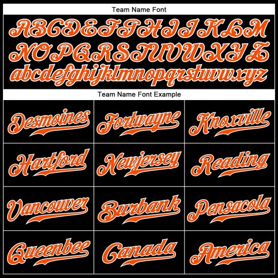 Benutzerdefinierte schwarz weiß Nadelstreifen orange-weiß authentische Baseball Jersey Benutzerdefinierte schwarz weiß Nadelstreifen orange-weiß authentische Baseball Jersey