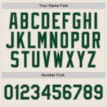 Benutzerdefinierte Creme Grau Nadelstreifen Grün-Grau Authentic Baseball Jersey Benutzerdefinierte Creme Grau Nadelstreifen Grün-Grau Authentic Baseball Jersey