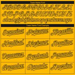 Jersey Schwarz-Rot Target Authentic Design Dart Muster Gold Board 3D Baseball Custom