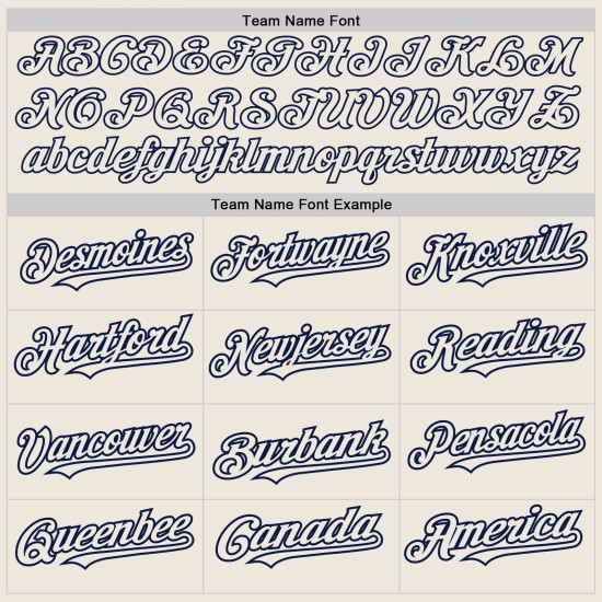 Navy Jersey Baseball Custom Creme Raglan Ärmel Authentisch