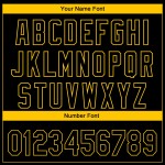 Design Gold Dart Jersey Muster Custom Baseball Board Flamme Schwarz Authentische 3D