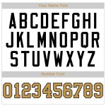 Benutzerdefiniertes authentisches Baseball-Trikot in Weiß und Altgold