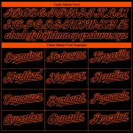 Orange 3D Schwarz City Authentic Jersey Fade Baseball Fashion Custom Baltimore Edition