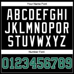 Benutzerdefiniertes authentisches Baseball-Trikot in Schwarz und Kelly Grün-Weiß Benutzerdefiniertes authentisches Baseball-Trikot in Schwarz und Kelly Grün-Weiß