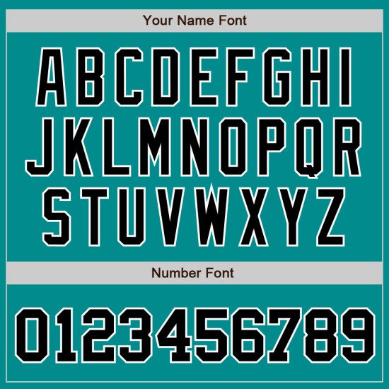 Benutzerdefiniertes Aqua Schwarz-Weiß Authentic Baseball Jersey Benutzerdefiniertes Aqua Schwarz-Weiß Authentic Baseball Jersey