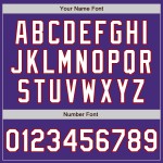 Raglan Lila Weiß-Rot Custom Jersey Authentic Baseball Ärmel