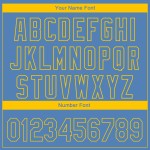 Boston Trikot Fashion Authentic Fade 3D Custom City Light Baseball Gelb Edition Blau