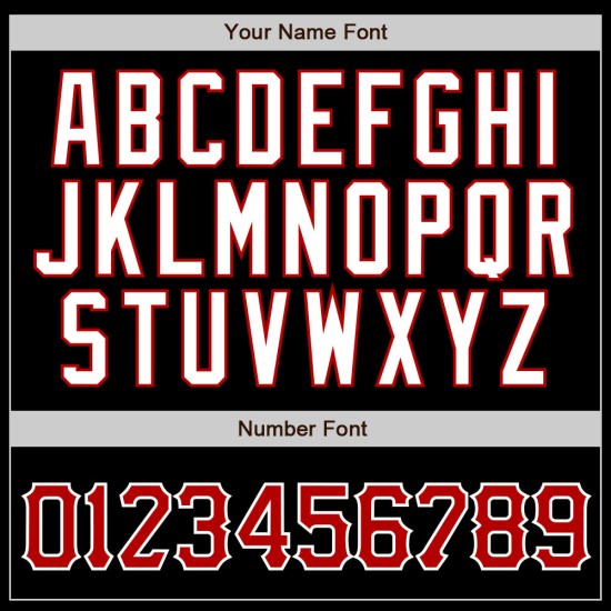 Benutzerdefinierte schwarz rot Nadelstreifen rot-weiß authentische Baseball Jersey