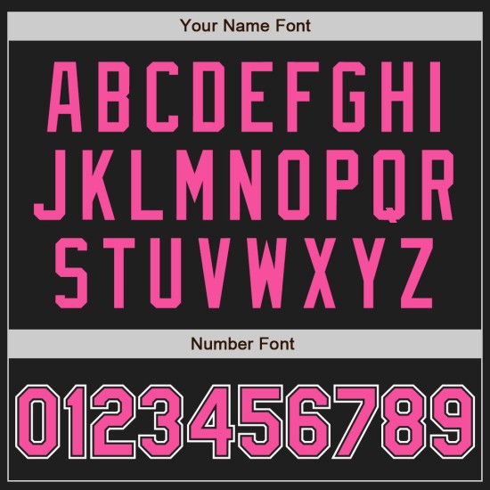 Benutzerdefinierte schwarz rosa Nadelstreifen rosa-weiß authentische Baseball Jersey