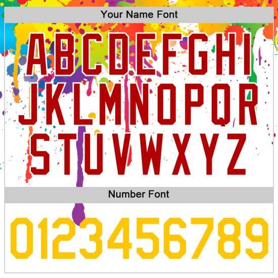 Benutzerdefinierte 3D-Muster-Design Bunte helle Tintenspritzer Authentisches Baseball-Trikot Benutzerdefinierte 3D-Muster-Design Bunte helle Tintenspritzer Authentisches Baseball-Trikot