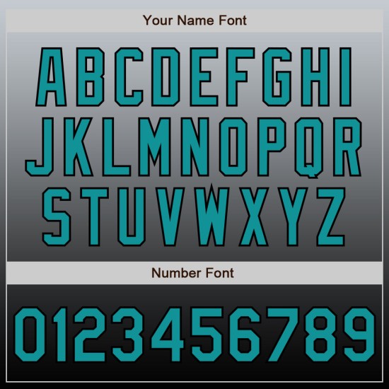 Benutzerdefiniertes grau-blaugrün-schwarzes authentisches Fade Fashion Baseball-Trikot