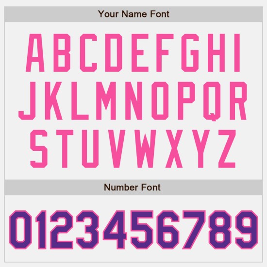 Lila-Pink Jersey Authentic Weiß Baseball Custom