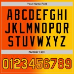 Mode Authentische Orange Baseball Gelb-Schwarz Jersey Custom Gradienten