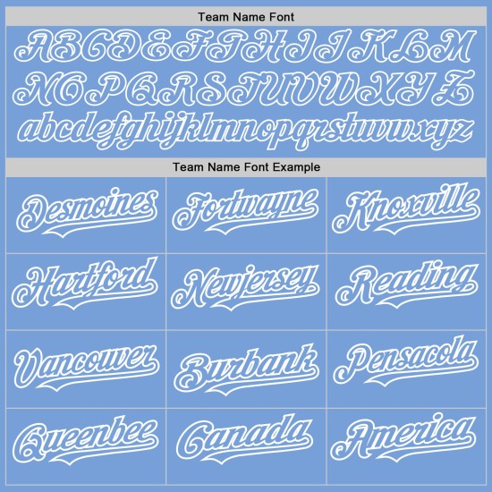 Benutzerdefiniertes authentisches Baseball-Trikot in Blau und Weiß